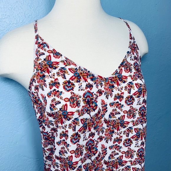 Pink Rose Tops - NWT Pink Rose Floral Cami Tank Top S